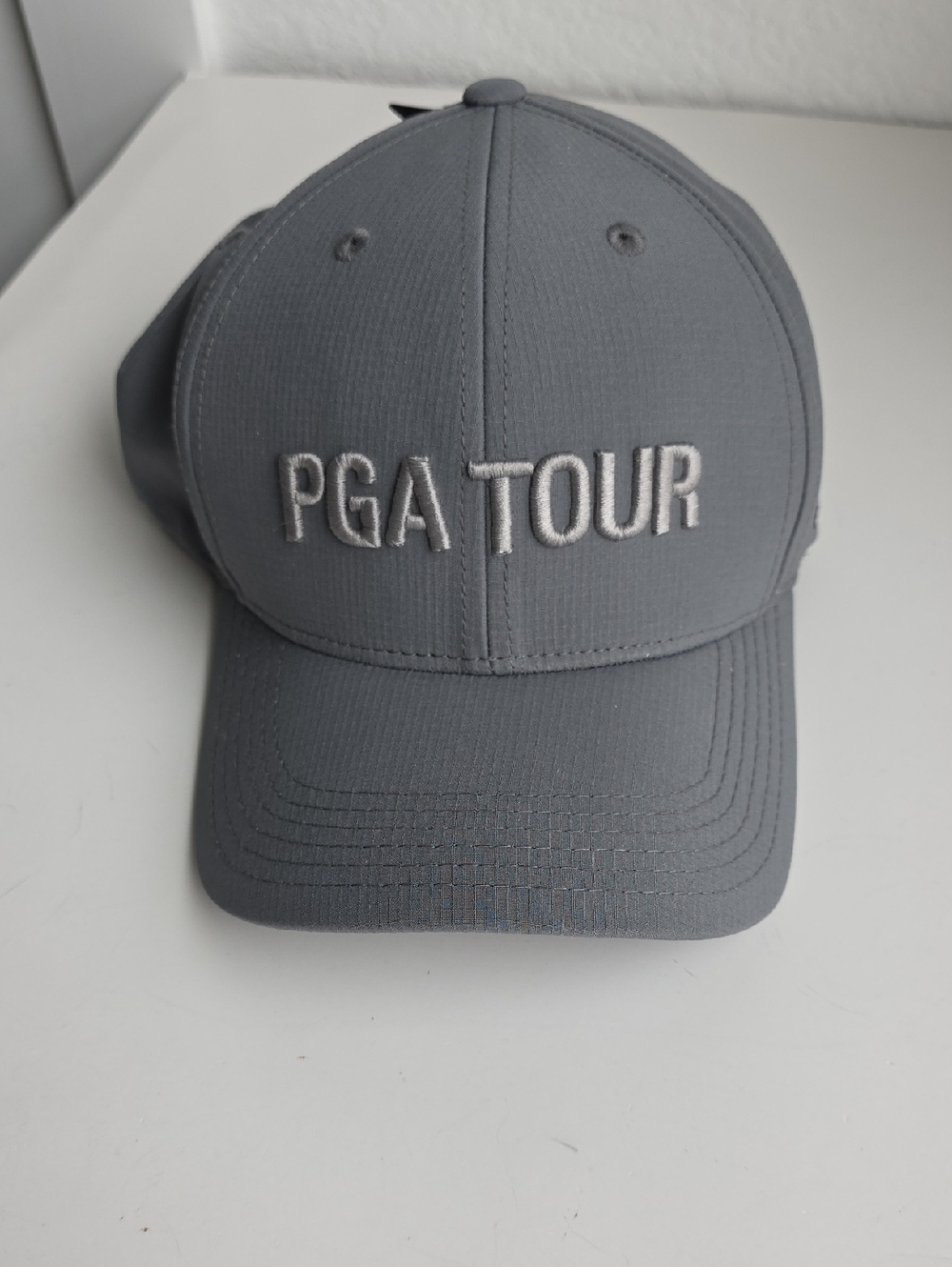 PGA TOUR Gray Embroidered Logo Baseball Cap